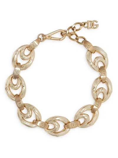 Dolce & Gabbana Dg Link Chain Necklace In Gold