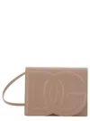 Dolce & Gabbana 'dg Logo Bag' Beige Crossbody Bag