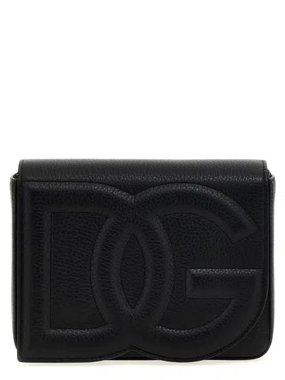 Dolce & Gabbana Black Deer Leather Shoulder Bag