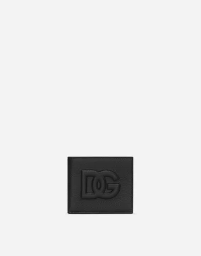 Dolce & Gabbana Dg Logo Bifold Wallet In ブラック