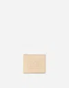 Dolce & Gabbana Dg Logo Bifold Wallet In Beige