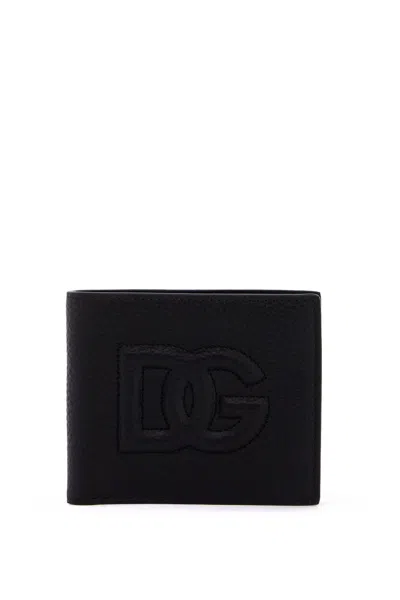 Dolce & Gabbana Dg Logo Bifold Wallet In In Black