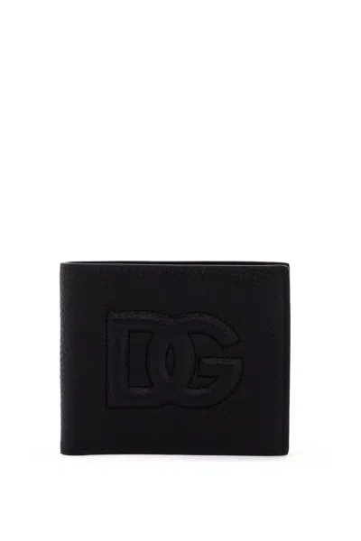 Dolce & Gabbana Black Bifold Wallet With Quilted Leather