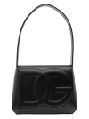 Dolce & Gabbana Dg Logo Shoulder Bag - Dolce&gabbana - Leather - Black In Black