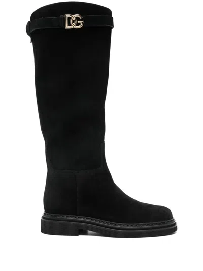 DOLCE & GABBANA DG LOGO BOOTS