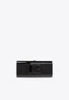 Dolce & Gabbana Clutch Mit Logo-applikation In Black
