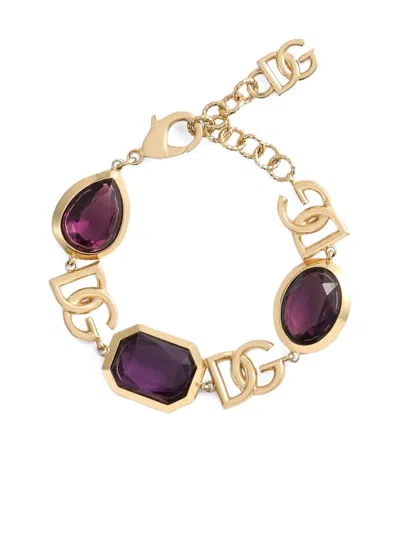 Dolce & Gabbana Armband Mit Dg-logo In Gold