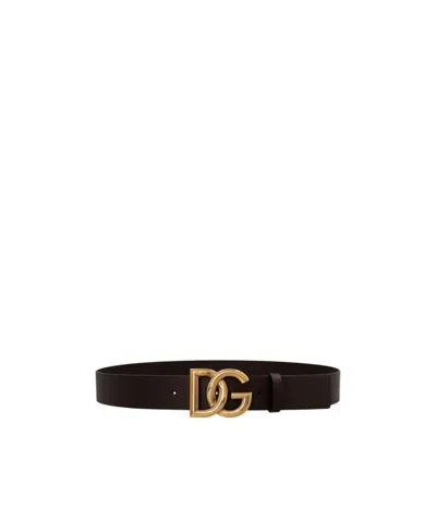 DOLCE & GABBANA DOLCE  GABBANA DG LOGO BUCKLE BELT