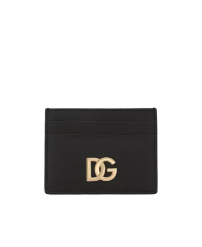 Dolce & Gabbana Dolce&gabbana Black Leather Card Holder
