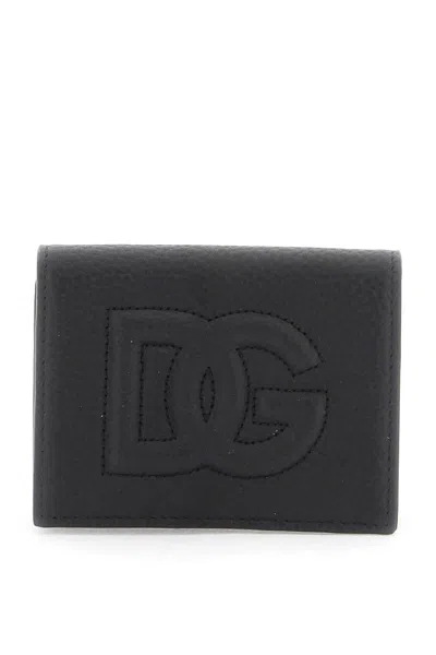 Dolce & Gabbana Dg Logo Card Holder In Black
