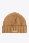 Dolce & Gabbana Dg Logo Cashmere Beanie