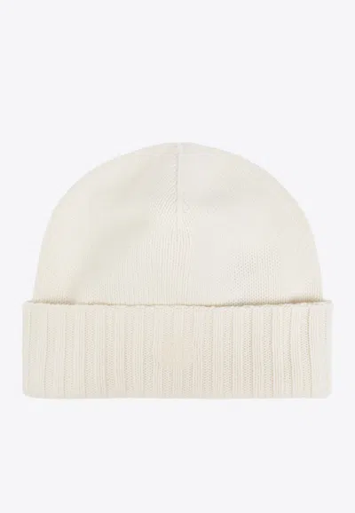 DOLCE & GABBANA DG LOGO CASHMERE BEANIE