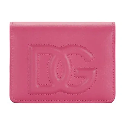 Dolce & Gabbana Dg Logo Continental Wallet In Light_lilac
