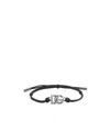 Dolce & Gabbana Dg Logo Cord Bracelet