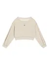 Dolce & Gabbana Dg-logo Crew-neck Sweatshirt In Neutrals