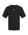 Dolce & Gabbana Dg Logo Crewneck T-shirt In Black