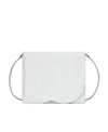 Dolce & Gabbana Women Dg Logo Leather Crossbody Bag In White