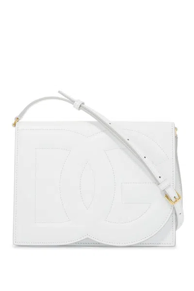 Dolce & Gabbana Dg Logo Bag Crossbody Bag In Bianco