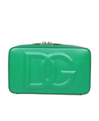 Dolce & Gabbana Dg Logo Crossbody Bag In Green