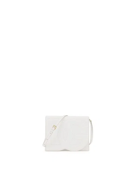Dolce & Gabbana Dg Logo Crossbody Bag In White