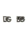 Dolce & Gabbana Monogram Logo Cufflinks Polished Finish
