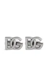 Dolce & Gabbana Cufflinks With Dg Logo In Metallic