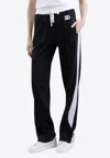 Dolce & Gabbana Dg Logo Drawstring Track Pants In Black