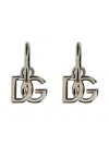 Dolce & Gabbana Dg Logo Earrings In Metallic