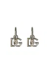 Dolce & Gabbana Dg Logo Earrings In Silver
