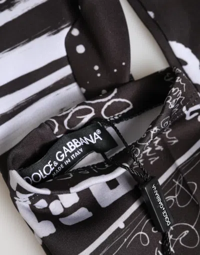 Dolce & Gabbana Dg Logo Elbow-length Gloves In Multi
