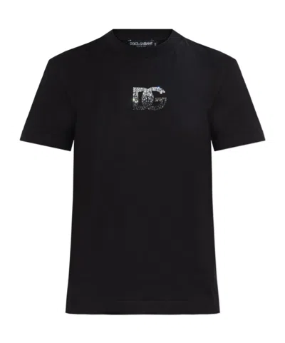 Dolce & Gabbana Short-sleeved T-shirt In Black