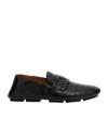 Dolce & Gabbana Dg Logo Embossed-crocodile Leather Loafers In Black