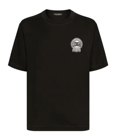 Dolce & Gabbana Black Dg Logo T-shirt
