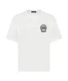 Dolce & Gabbana White T-shirt With Crew Neck And Printed Dg Logo On The Chest In White