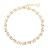 Dolce & Gabbana Dg Logo Golden Logo Brass Necklace In Not Applicable