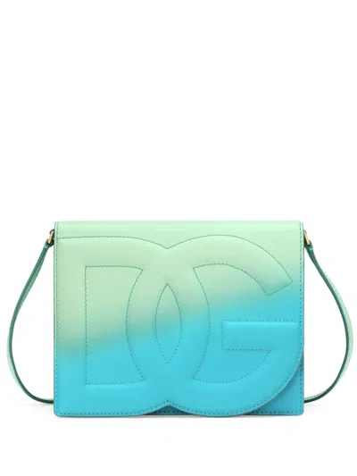DOLCE & GABBANA DG LOGO GRADIENT-EFFECT CROSSBODY BAG
