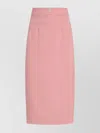 Dolce & Gabbana Midi Pencil Skirt In Pink