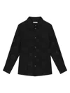 Dolce & Gabbana Dg Logo-jacquard Cotton Shirt In Black