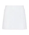 Dolce & Gabbana Quilted Jacquard Miniskirt In White