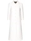 Dolce & Gabbana Einreihiger Mantel In White