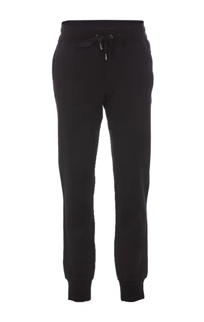 Dolce & Gabbana Dg Logo Jogging Pants In Black