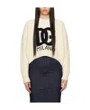 Dolce & Gabbana Dg Logo Knit Jumper In Black