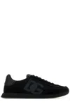 Dolce & Gabbana Low Top Sneakers Featuring Suede Accents In Black