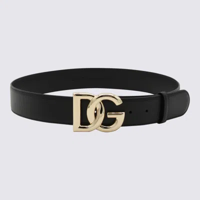 DOLCE & GABBANA DOLCE & GABBANA DG LOGO LEATHER BELT