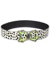 Dolce & Gabbana Dg Logo Leather Belt In Multi