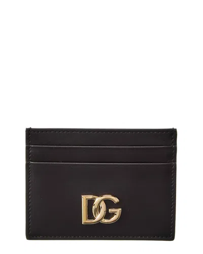 Dolce & Gabbana Dolce&gabbana Black Leather Card Holder
