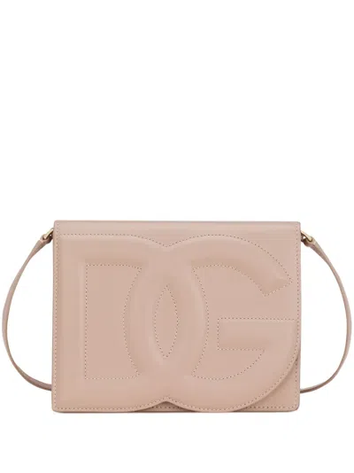 DOLCE & GABBANA DG LOGO LEATHER CROSS BODY BAG