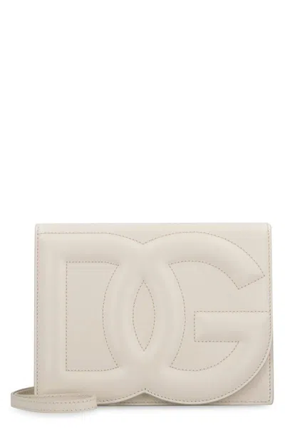 Dolce & Gabbana Dg Logo Leather Crossbody Bag