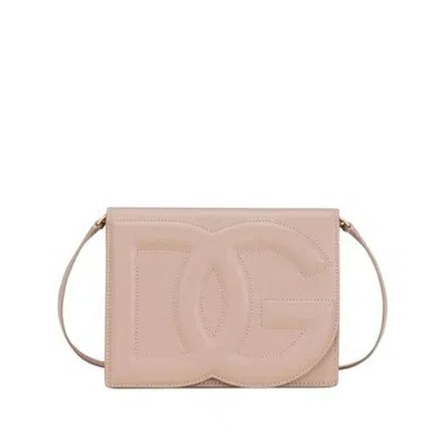 DOLCE & GABBANA DOLCE & GABBANA DG LOGO LEATHER CROSSBODY BAG