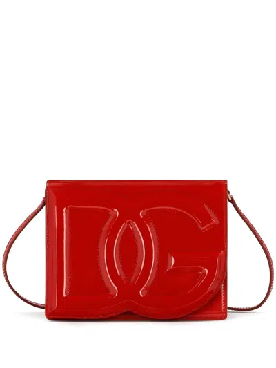 DOLCE & GABBANA DG LOGO LEATHER CROSSBODY BAG